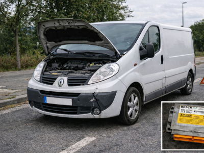 Réinitialisation calculateur airbag Renault Trafic – Référence 608361600E 
