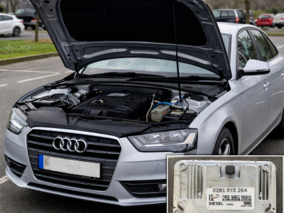 Échange standard calculateur moteur HS Audi A4 – Référence 4F0907401C EDC16CP34