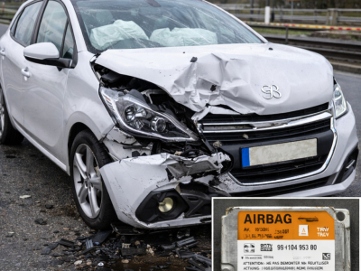 Réinitialisation calculateur airbag suite à un choc Peugeot 208 9812713380