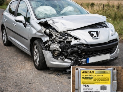 Réinitialisation calculateur airbag après un choc sur Peugeot 207 9675068880 
