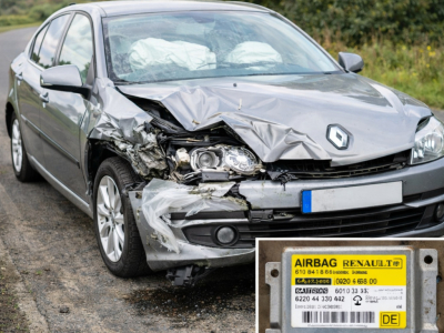 Réinitialisation calculateur airbag Renault Laguna 8200142183 après choc