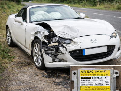 Réinitialisation calculateur airbag suite à un choc Mazda MX-5