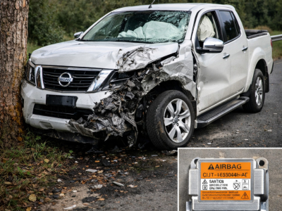 Réinitialisation calculateur airbag suite à un choc Nissan Navara 