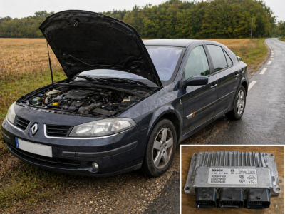 Échange standard calculateur moteur HS Renault 0281018933 237101620R
