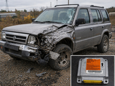 Réinitialisation du calculateur airbag Nissan Terrano  988202X800