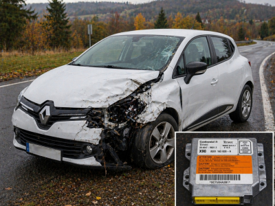 Réinitialisation du calculateur airbag Renault Clio 8200962363 Autoliv 610796000