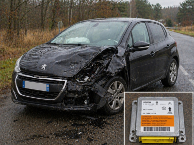 Réinitialisation calculateur airbag Peugeot 208 (0285012924) après choc