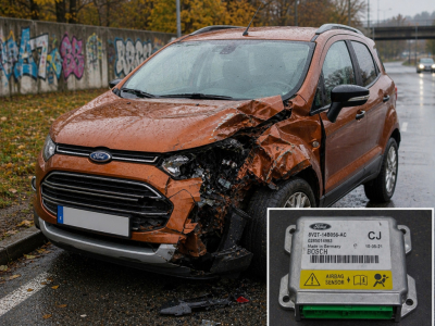 Réinitialisation du calculateur airbag Ford Ecosport après un choc
