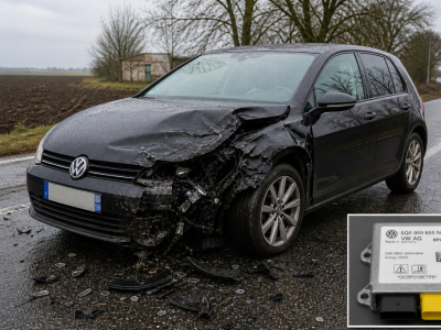 Réinitialisation calculateur airbag Volkswagen 5Q0959655M après choc
