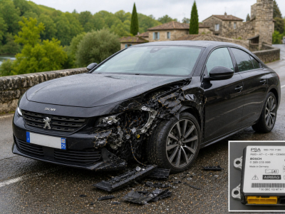 Réinitialisation du calculateur airbag Peugeot 508 9677910680