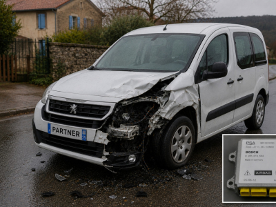 Réinitialisation calculateur airbag Peugeot Partner 9803917380 Autoliv 626181300