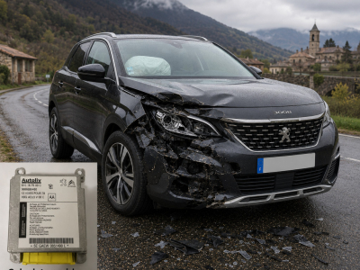 Réinitialisation calculateur airbag Peugeot 3008 référence 9823741880
