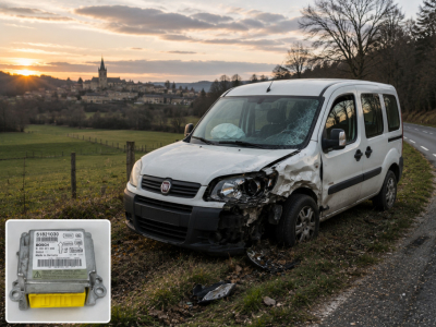 Réinitialisation calculateur airbag Fiat Doblo référence 550903500 
