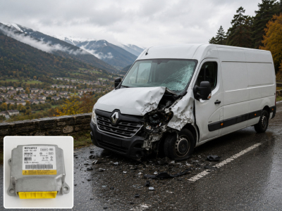 Réinitialisation calculateur airbag Renault Master référence 985106290R 