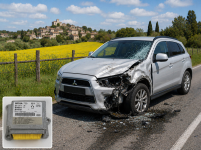 Réinitialisation calculateur airbag Mitsubishi ASX référence 8635A321 0285011550