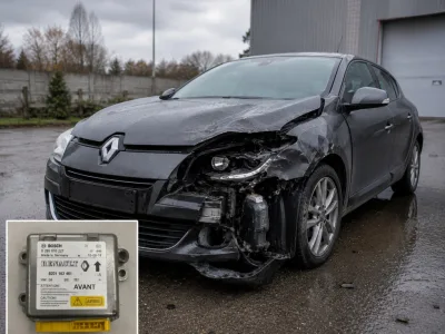 Réinitialisation calculateur airbag Renault Mégane 285581365R 