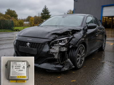 Réinitialisation calculateur airbag Peugeot 208 référence 9812713380